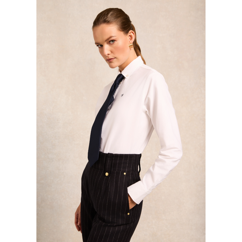 Holland Cooper Oxford Shirt - White-2