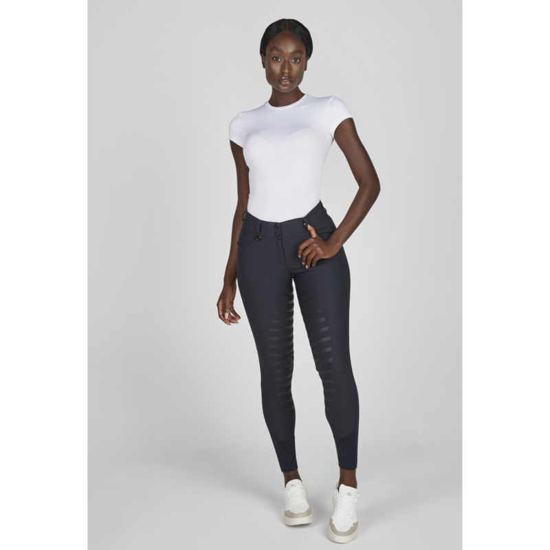 Pikeur Ladies Romy II SD Full Seat Breeches - Black-6