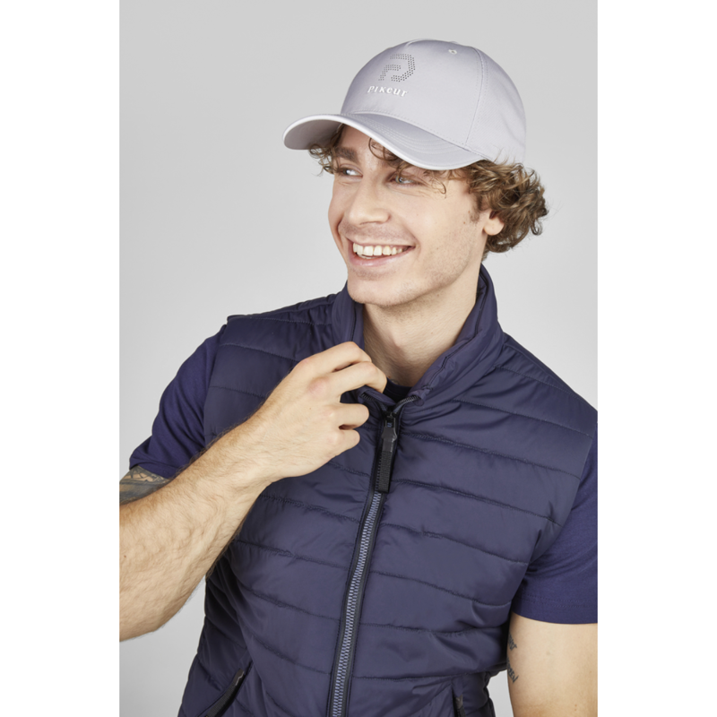 Pikeur Laser Cut Mesh Cap - Pearl Grey-1