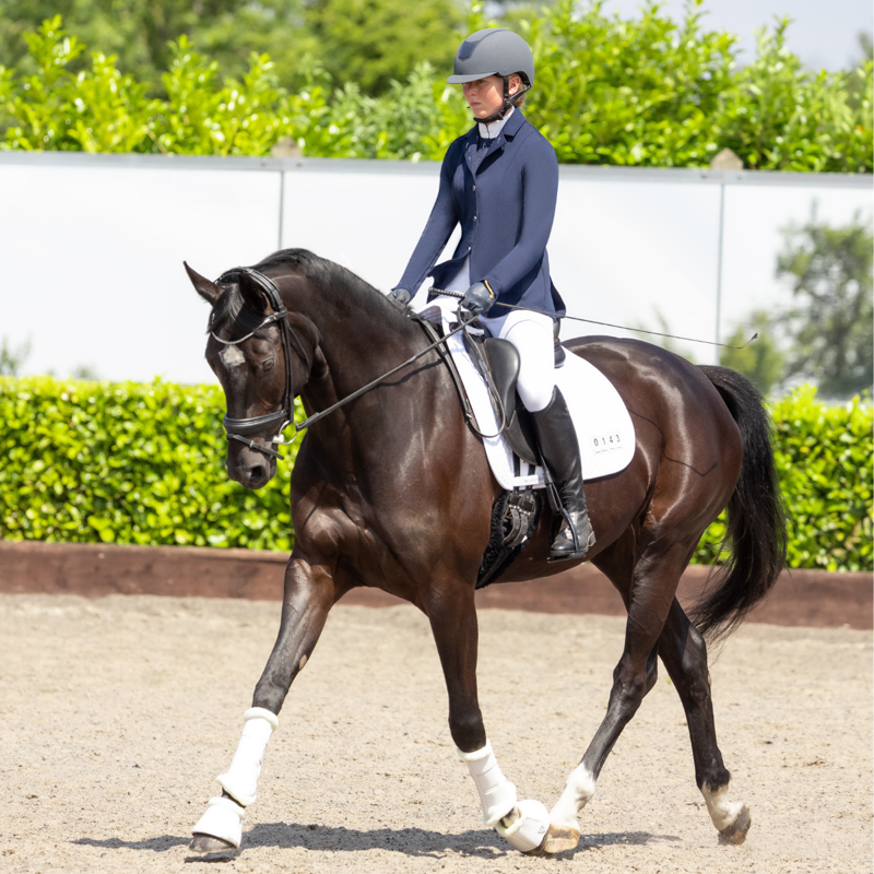 Hy Equestrian Roka Reign Show Jacket - Navy-6
