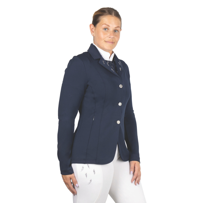 Hy Equestrian Roka Reign Show Jacket - Navy-1
