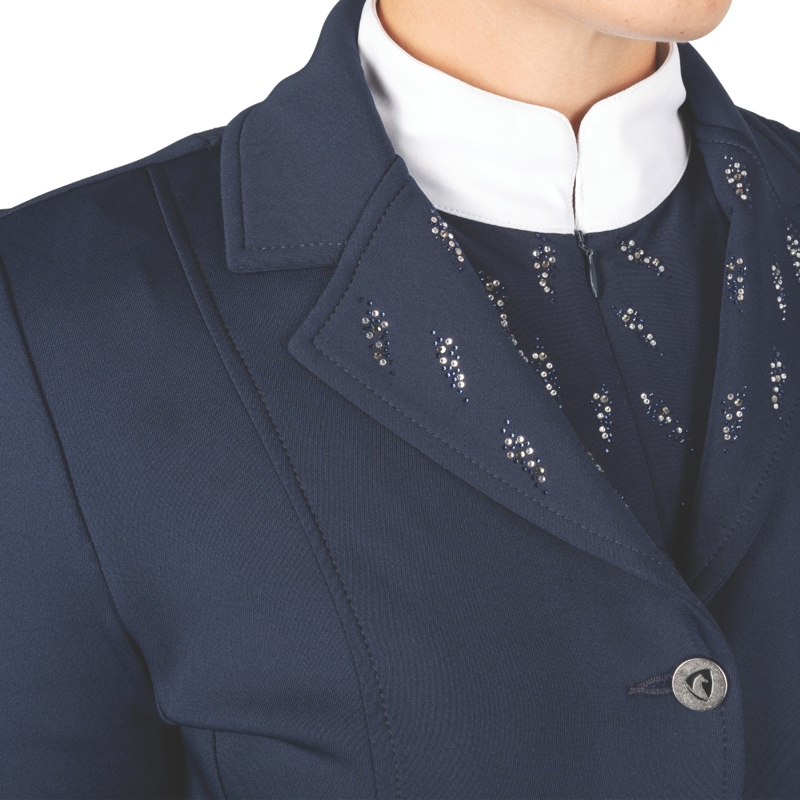 Hy Equestrian Roka Reign Show Jacket - Navy-2