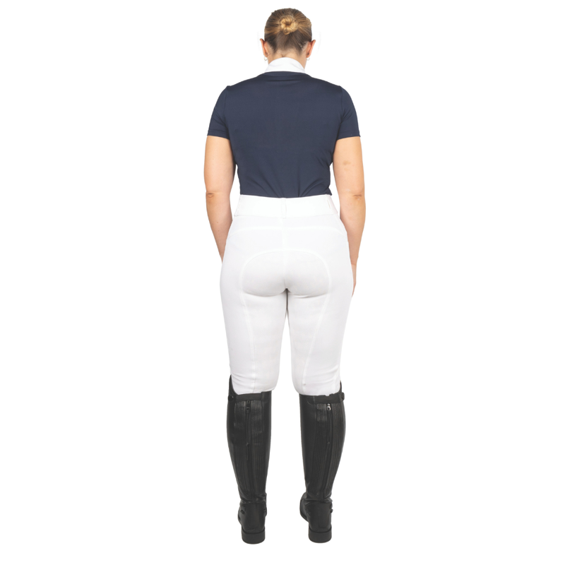 Hy Equestrian Roka Reign Riding Tights - White-2