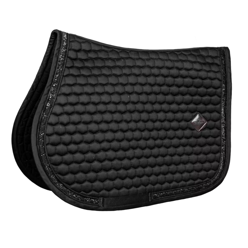 Kentucky Glitter Band Jumping Saddlepad Full - Black