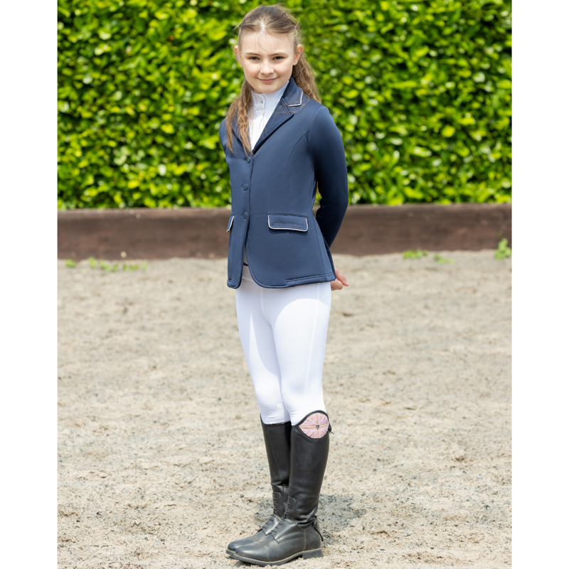 Little Rider Elevate Selena Riding Tights - White-2