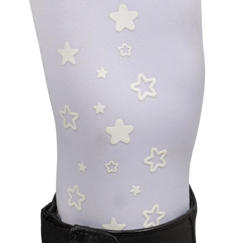 Little Rider Elevate Selena Riding Tights - White-3