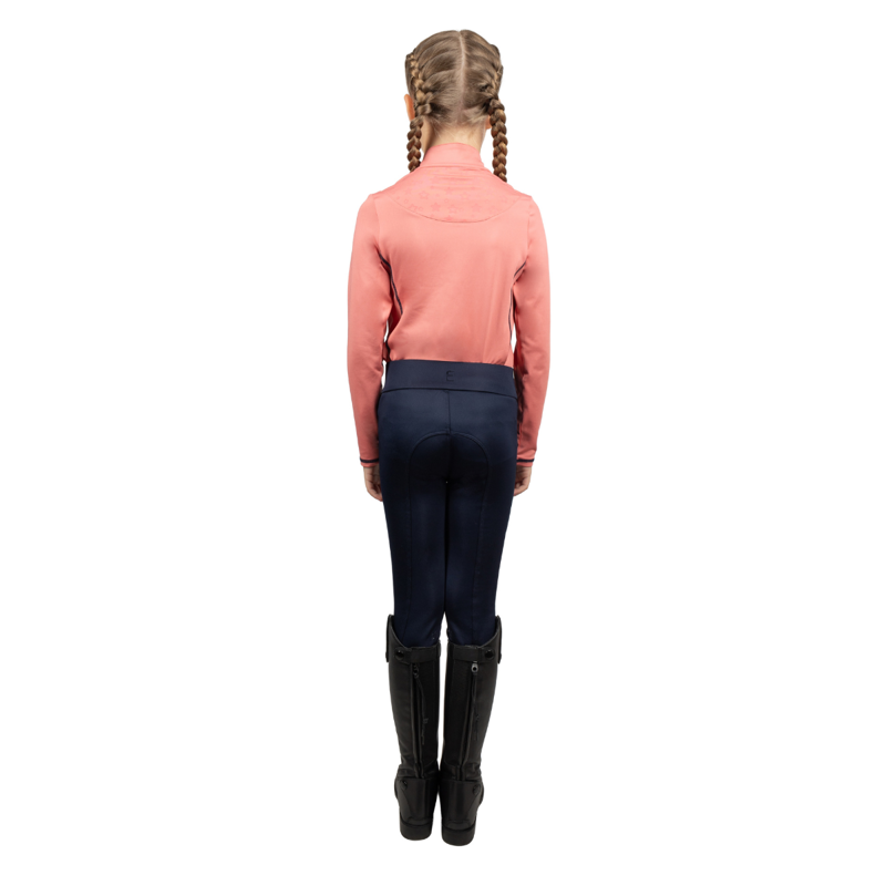 Little Rider Elevate Selena Riding Tights - Navy/Pink-2