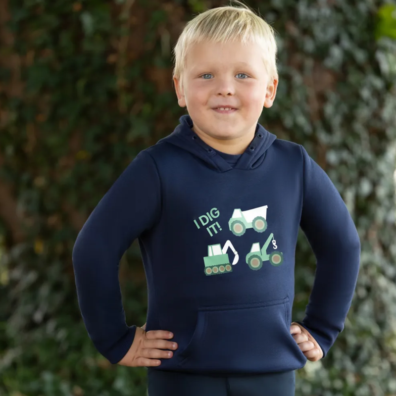 Little Knight I Dig It Collection Hoodie - Navy-2