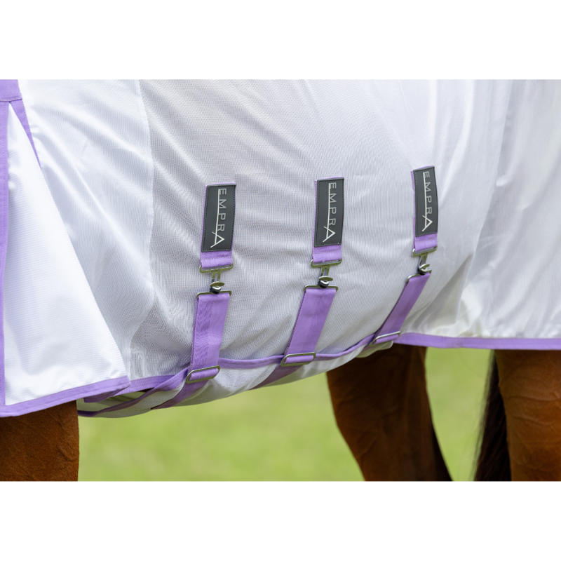 Hy StormX Empra Gladiator UV Combi Fly Rug - White/Lilac-2