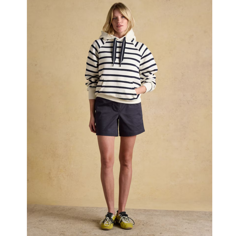Joules Ladies Chino Shorts with Elasticated Waist - Navy-2