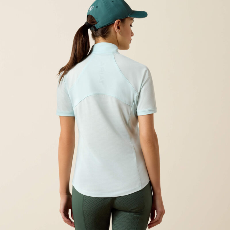 Ariat Women's Soquel 1/4 Zip Base Layer - Starlight Blue-1