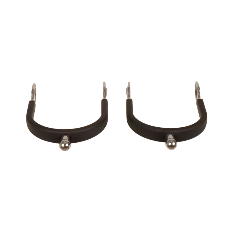 Kentucky Velari Stainless Steel Spurs with Rubber - Ball Shaped-2