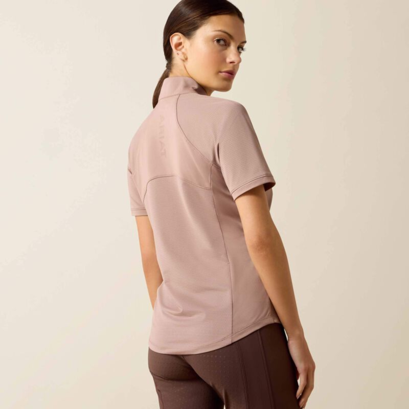Ariat Women's Soquel 1/4 Zip Base Layer - Antler-1