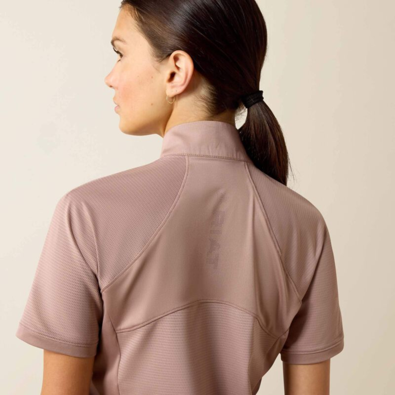 Ariat Women's Soquel 1/4 Zip Base Layer - Antler-2