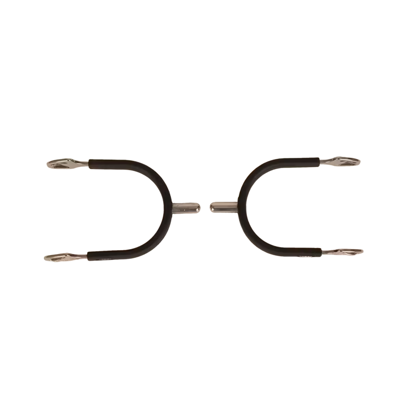 Kentucky Velari Stainless Steel Spurs with Rubber - Rounded-3