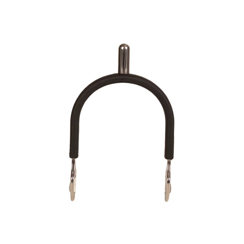 Kentucky Velari Stainless Steel Spurs with Rubber - Rounded-4