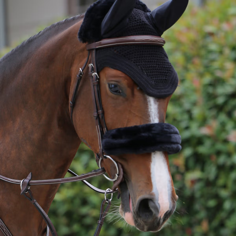 Kentucky Sheepskin Noseband Cover-3