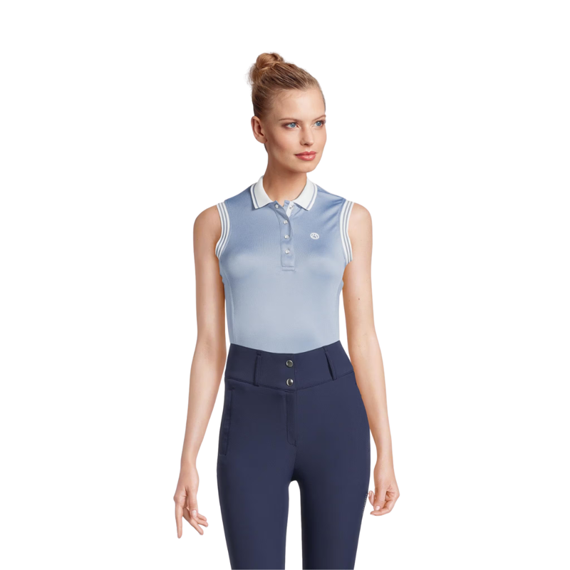 PS of Sweden Minna Polo Shirt - Light Blue