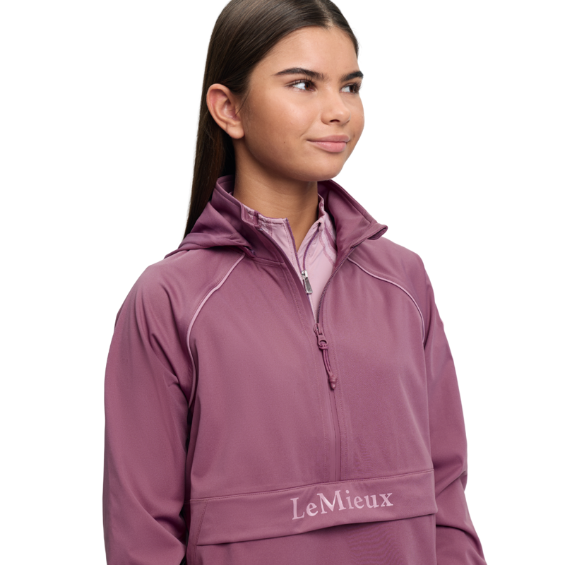 LeMieux Young Rider Paige Quarter Zip Waterproof Jacket - Mallow-3