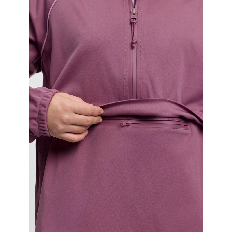 LeMieux Young Rider Paige Quarter Zip Waterproof Jacket - Mallow-4