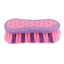 Hy Equestrian ProGroom Star Easy Grip Dandy Brush - Pink/Lilac