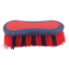 Hy Equestrian ProGroom Star Easy Grip Dandy Brush - Navy/Red
