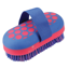 Hy Equestrian ProGroom Hex Body Brush - Blue/Pink