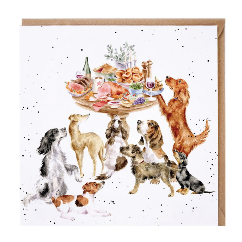 Wrendale Designs 'Sunday Lunch' Dog Card