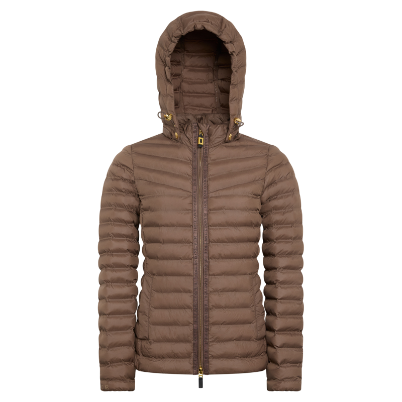Holland Cooper Lightweight Puffer Jacket - Chestnut-10