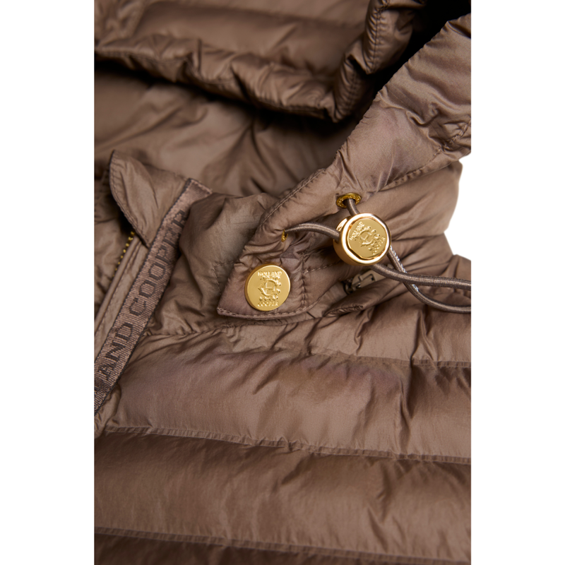 Holland Cooper Lightweight Puffer Jacket - Chestnut-8