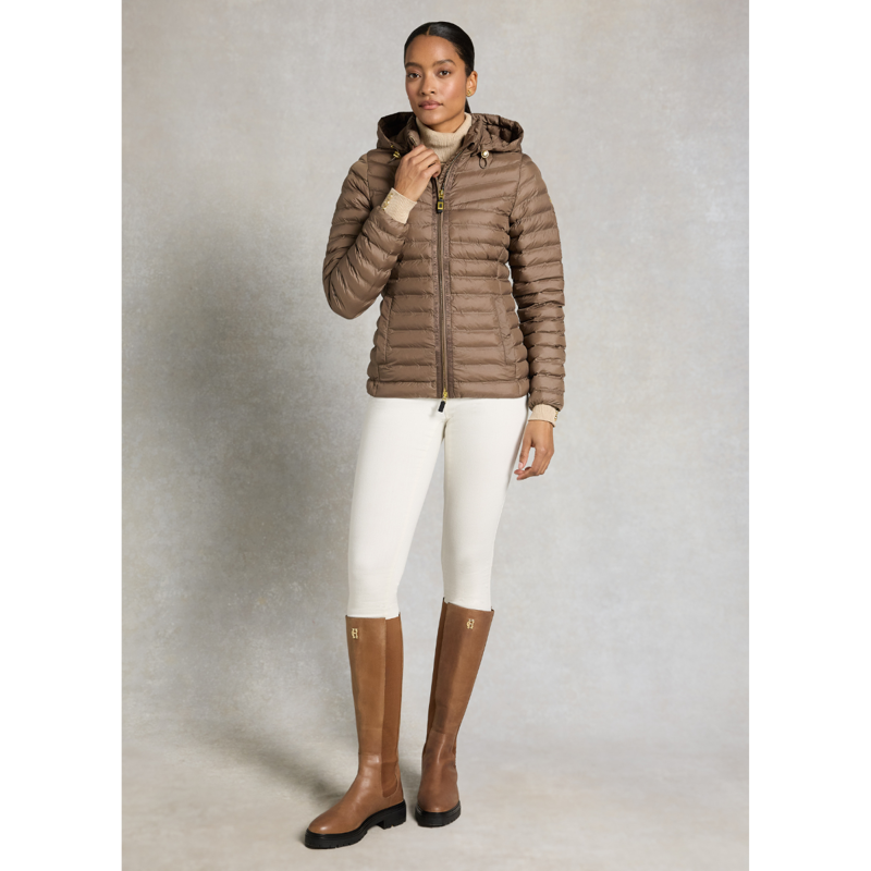 Holland Cooper Lightweight Puffer Jacket - Chestnut-2