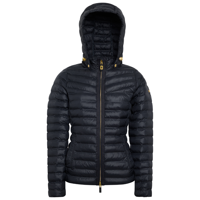 Holland Cooper Lightweight Puffer Jacket - Ink Navy-9