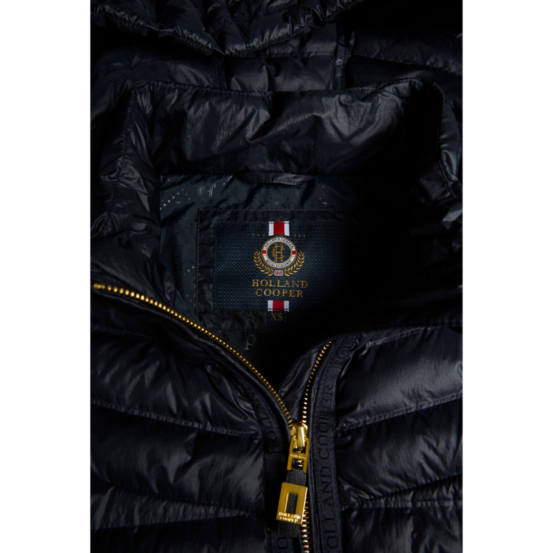 Holland Cooper Lightweight Puffer Jacket - Ink Navy-7