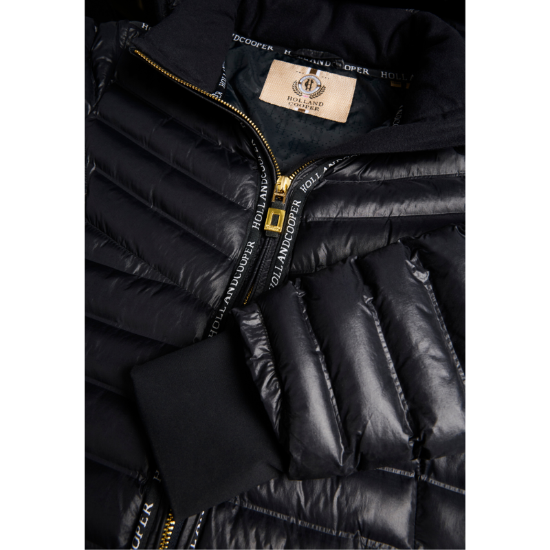 Holland Cooper Lightweight Puffer Coat - Ink Navy-7