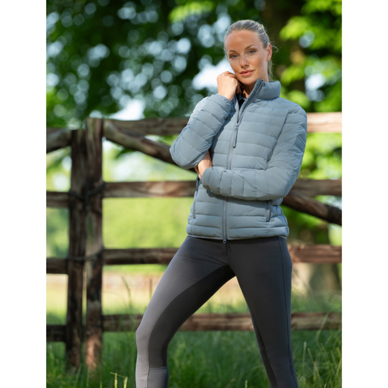 Pikeur Ladies Quilted Jacket - Ash Blue-2