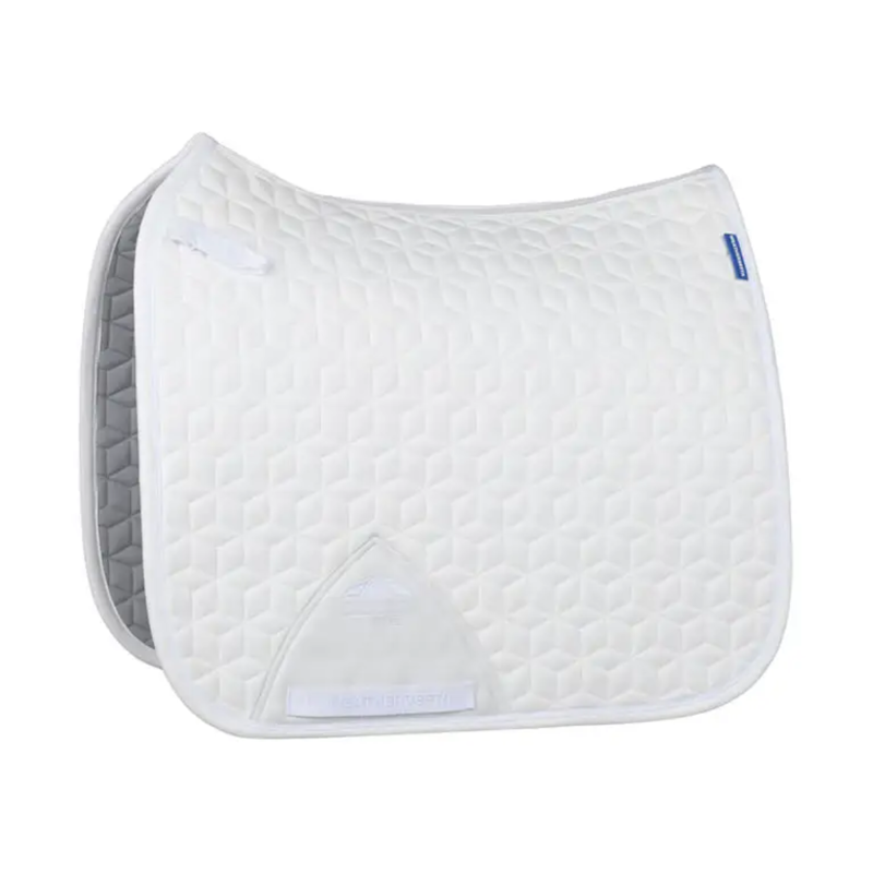 WeatherBeeta Suede Elite Air-Tec Dressage Saddlepad - White