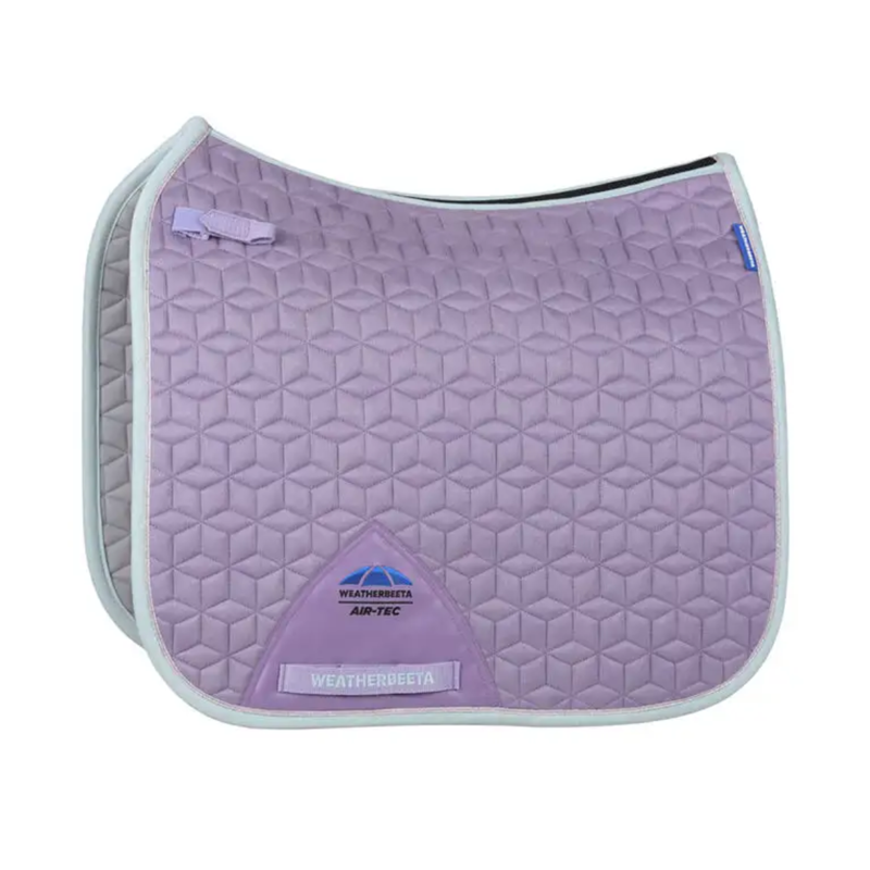 WeatherBeeta Suede Elite Air-Tec Dressage Saddlepad - Soft Lilac