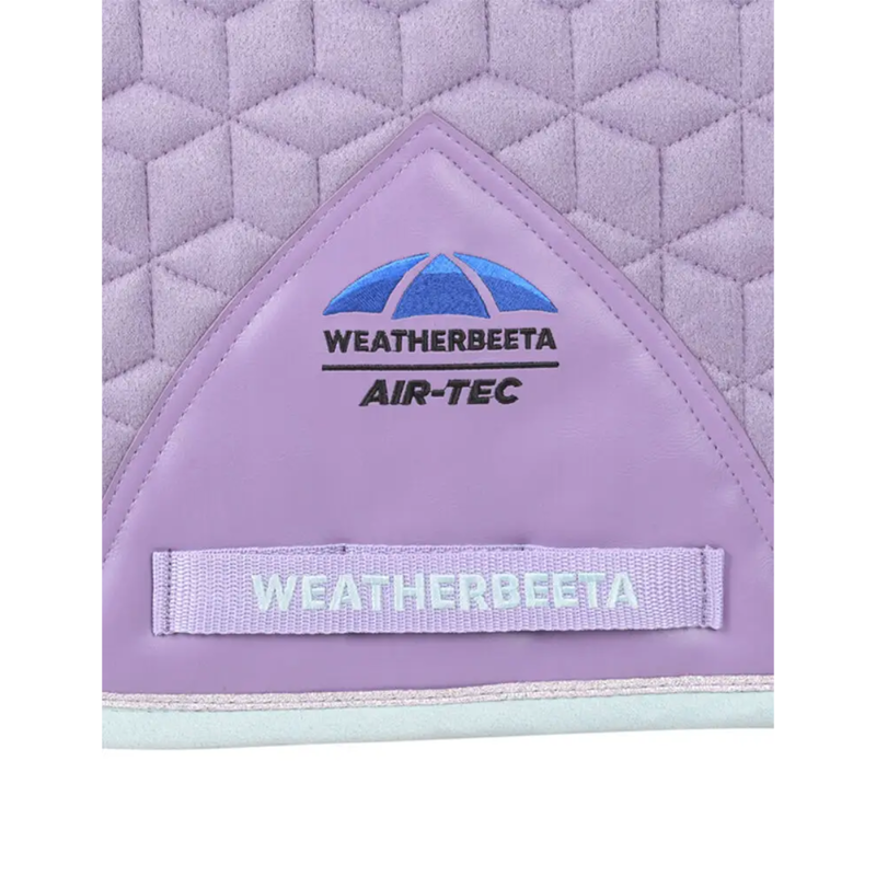 WeatherBeeta Suede Elite Air-Tec Dressage Saddlepad - Soft Lilac-2