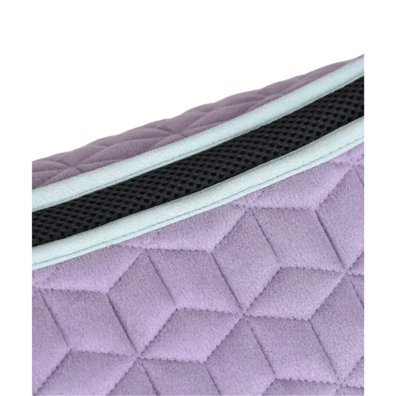 WeatherBeeta Suede Elite Air-Tec Dressage Saddlepad - Soft Lilac-3