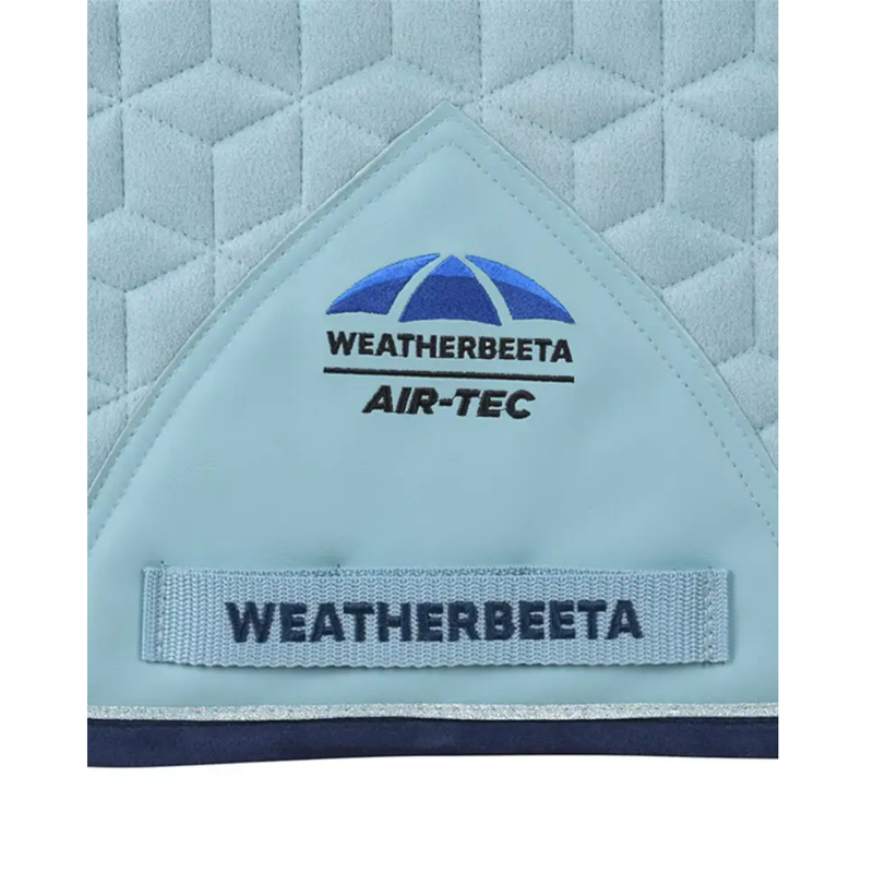 WeatherBeeta Suede Elite Air-Tec Dressage Saddlepad - Aqua-2