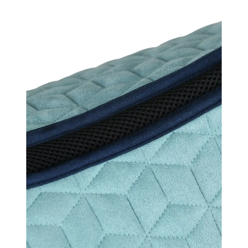 WeatherBeeta Suede Elite Air-Tec Dressage Saddlepad - Aqua-3