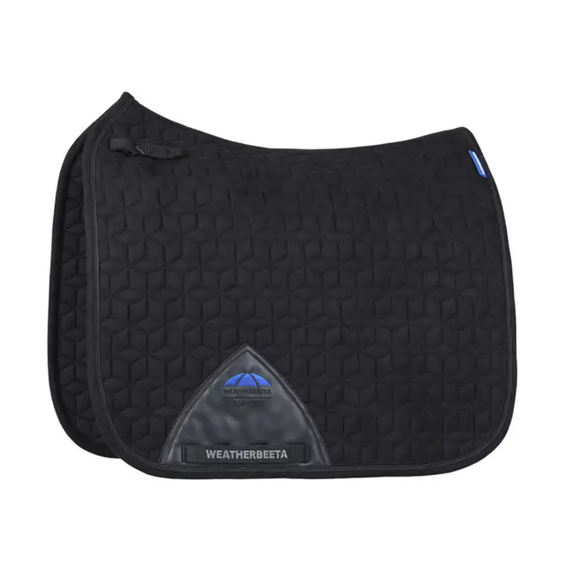 WeatherBeeta Suede Elite Air-Tec Dressage Saddlepad - Black