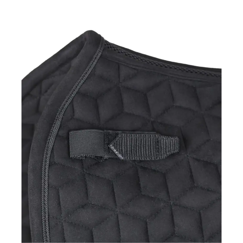 WeatherBeeta Suede Elite Air-Tec Dressage Saddlepad - Black-1
