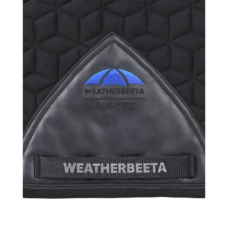WeatherBeeta Suede Elite Air-Tec Dressage Saddlepad - Black-2