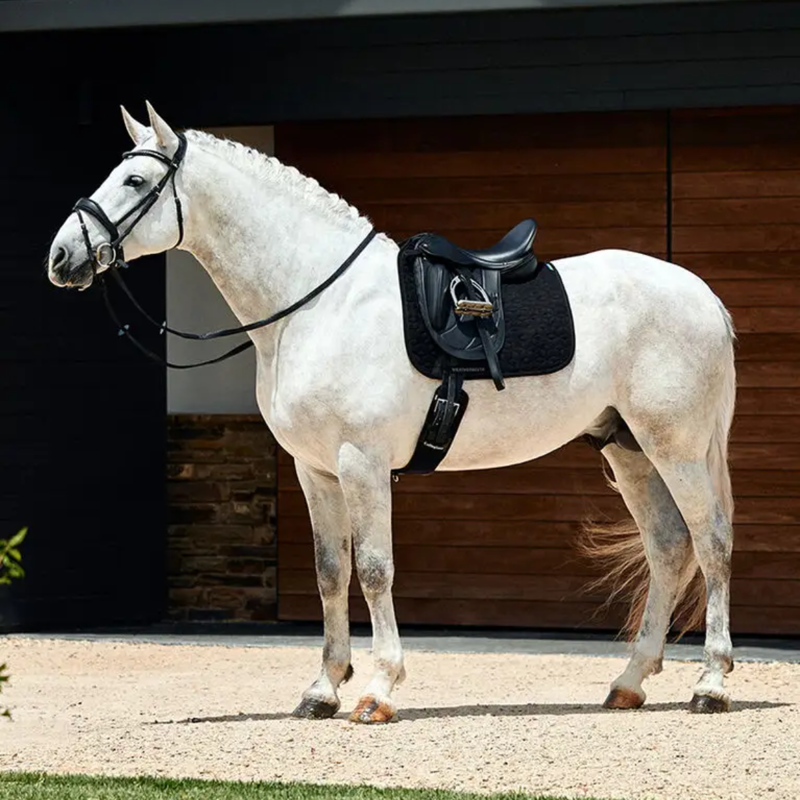WeatherBeeta Suede Elite Air-Tec Dressage Saddlepad - Black-4