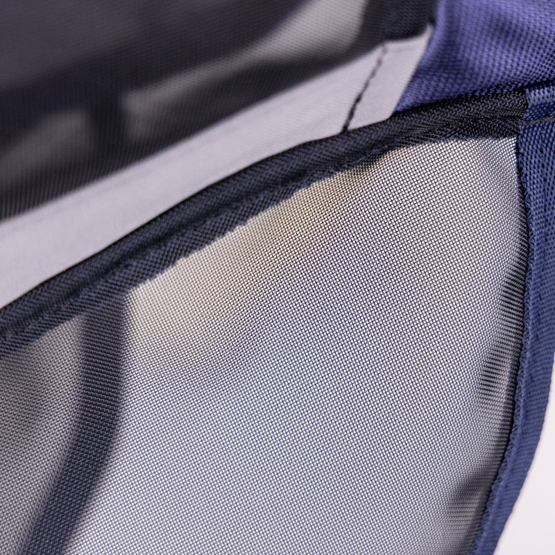 Shires Fine Mesh Fly Mask with Ears and Nose - Navy-2
