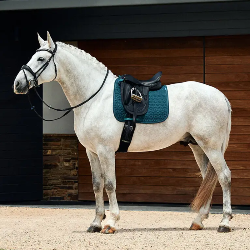 WeatherBeeta Suede Elite Air-Tec Dressage Saddlepad - Forest Green-4