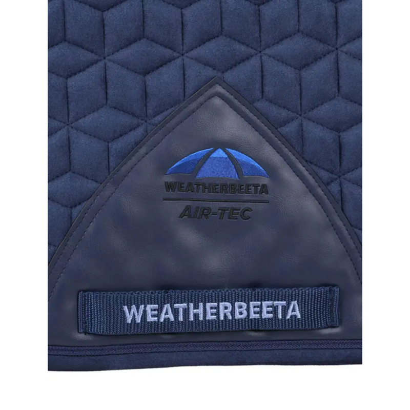 WeatherBeeta Suede Elite Air-Tec Dressage Saddlepad - Navy-2