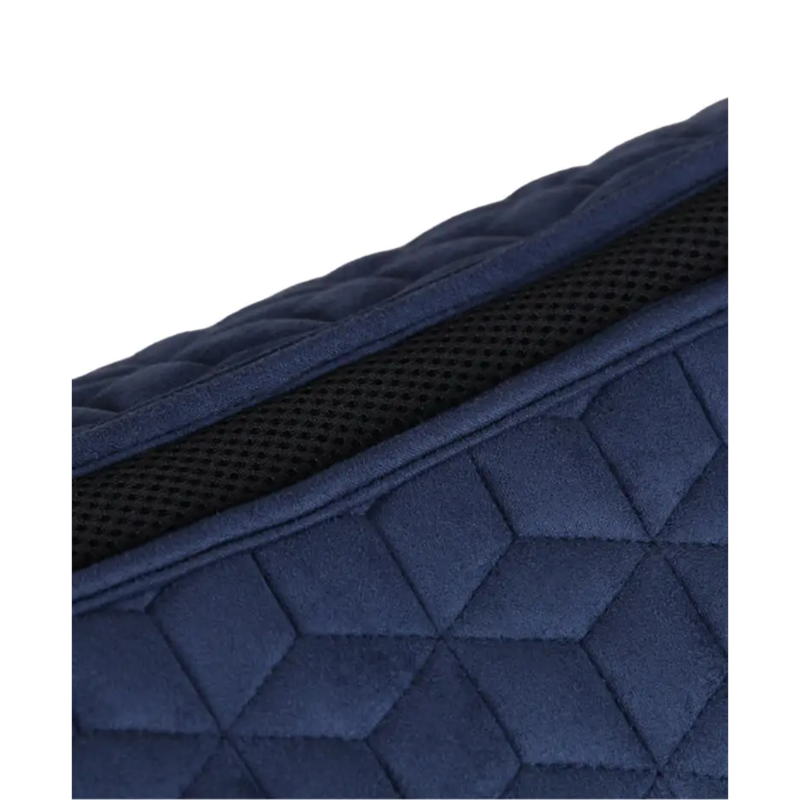 WeatherBeeta Suede Elite Air-Tec Dressage Saddlepad - Navy-3