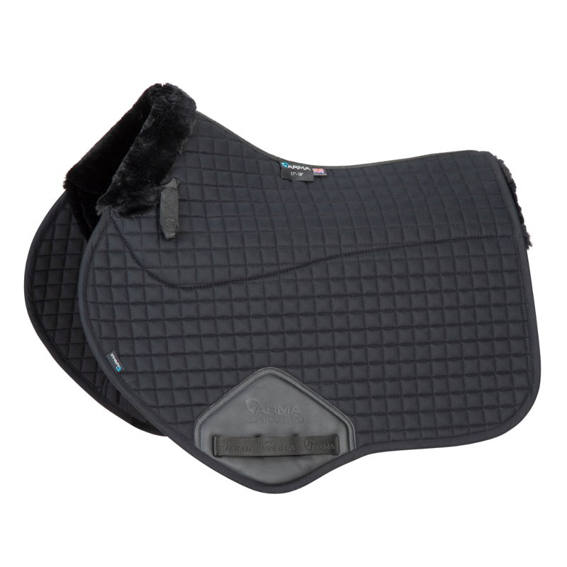 Shires ARMA SupaFleece Jump Saddlecloth - Black